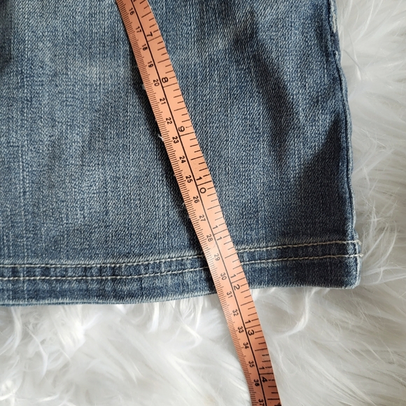 Y2K Fire Jeans Skirt with Embroidery Wing Pocket Low Rise Ladies 11 - Picture 10 of 10
